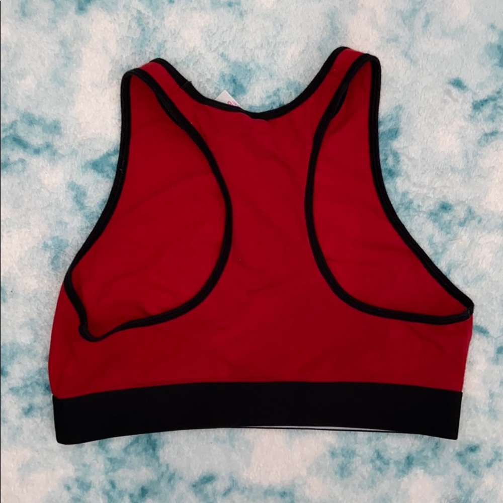 PINK Red Sports Bra - Picture 2 of 3